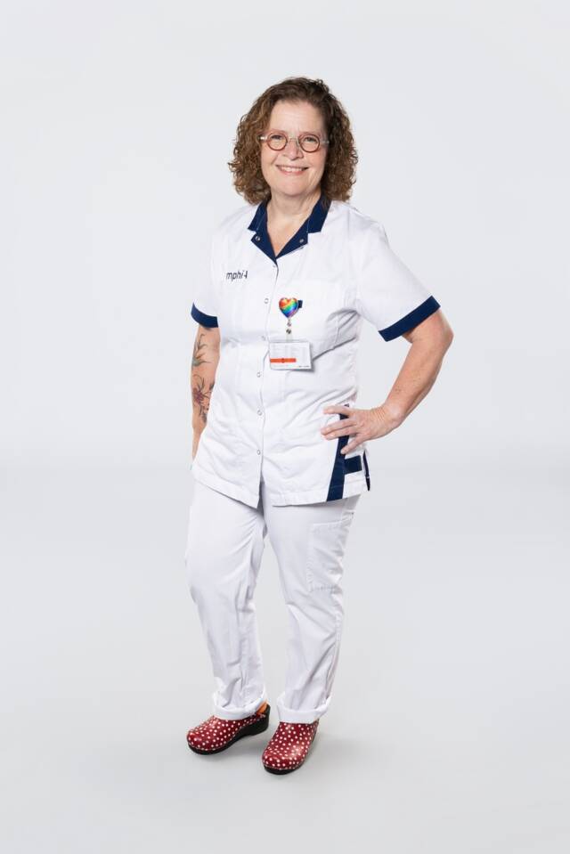 Gerdien Verbiest (57), werkzaam bij Amphia als verpleegkundige op de afdeling Oncologie.