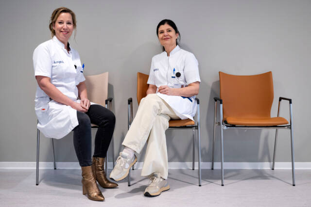 Miriam van der Velden en Dominique de Lange