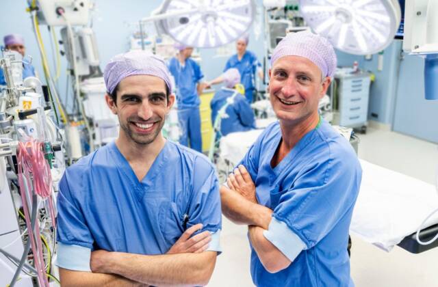 Coert Kok, AIOS en Daan Meester, cardiothoracaal chirurg