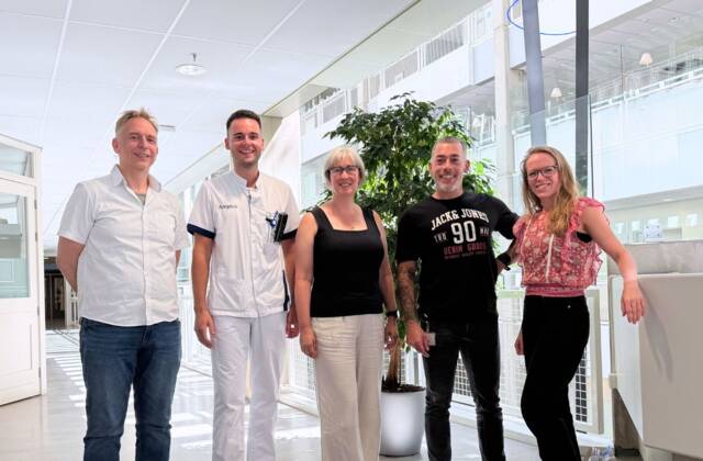 vlnr: Dennis Noteboom, Desiree Joosen- van Weert, Ivo Noort en Megan Oosterbaan