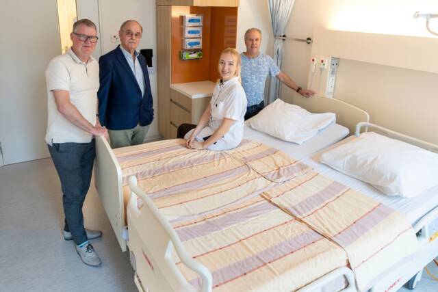 foto van het koppelbed