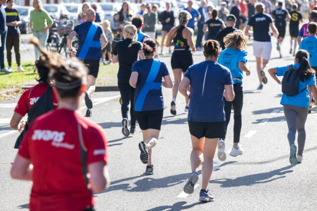 Amphia deelnemers tijdens de Singelloop van 2023