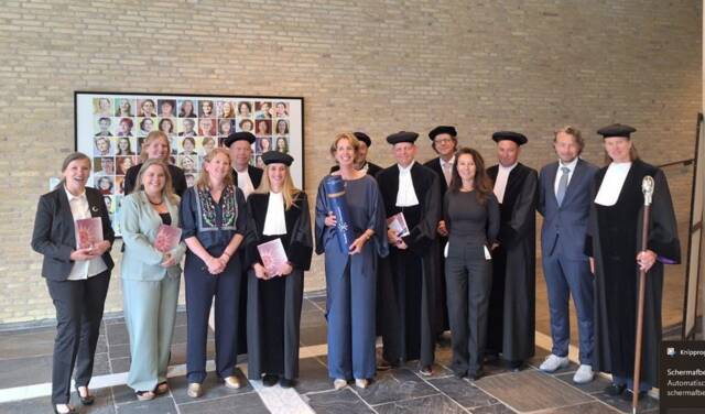 Groepsfoto promotie Judith