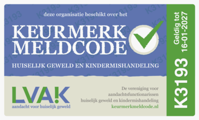 Keurmerk Meldcode huiselijk geweld en kindermishandeling
