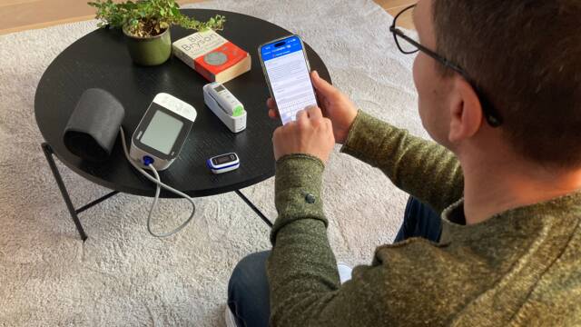 Door thuismeten hoeven patiënten minder vaak naar Amphia te komen
